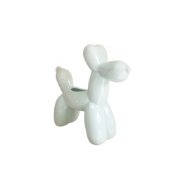 Maceta cerámica perro globo
