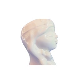 Maceta de cerámica figura niña/mujer