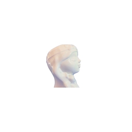 Maceta de cerámica figura niña/mujer