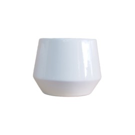 Maceta de cerámica minimalista