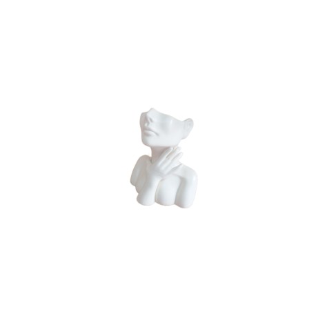 Maceta torso mujer con manos